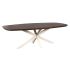 Eettafel Madison Bruin - 240 Cm - Deens Ovaal - Poot Zand