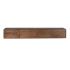 Zwevend Tv-meubel Vision Brown - 240 Cm