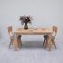 Eettafel van massief eikenhout Krona, 140/160 cm. | NordicStory