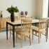 Eettafel van massief eikenhout Madrid | NordicStory