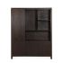 Vakkenkast XL Dallas Bruin Mangohout 160 cm