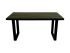 HSM-collectie - Rechthoekige eettafel Melbourne - 160x90x77 - Zwart - Mango/Metaal