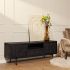 Tv-meubel Brandy Zwart - 150 Cm