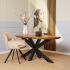Eettafel Brandy - Ovaal - 160 Cm