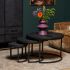 Salontafel Triole All Black - Set Van 3