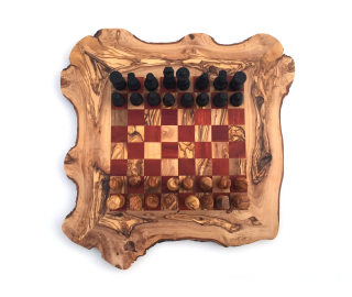 Schaakbord - L - olijfhout